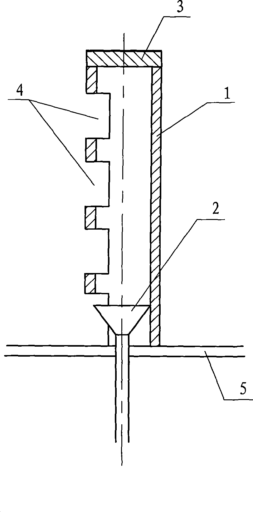 Porous impact type fly ash sampler