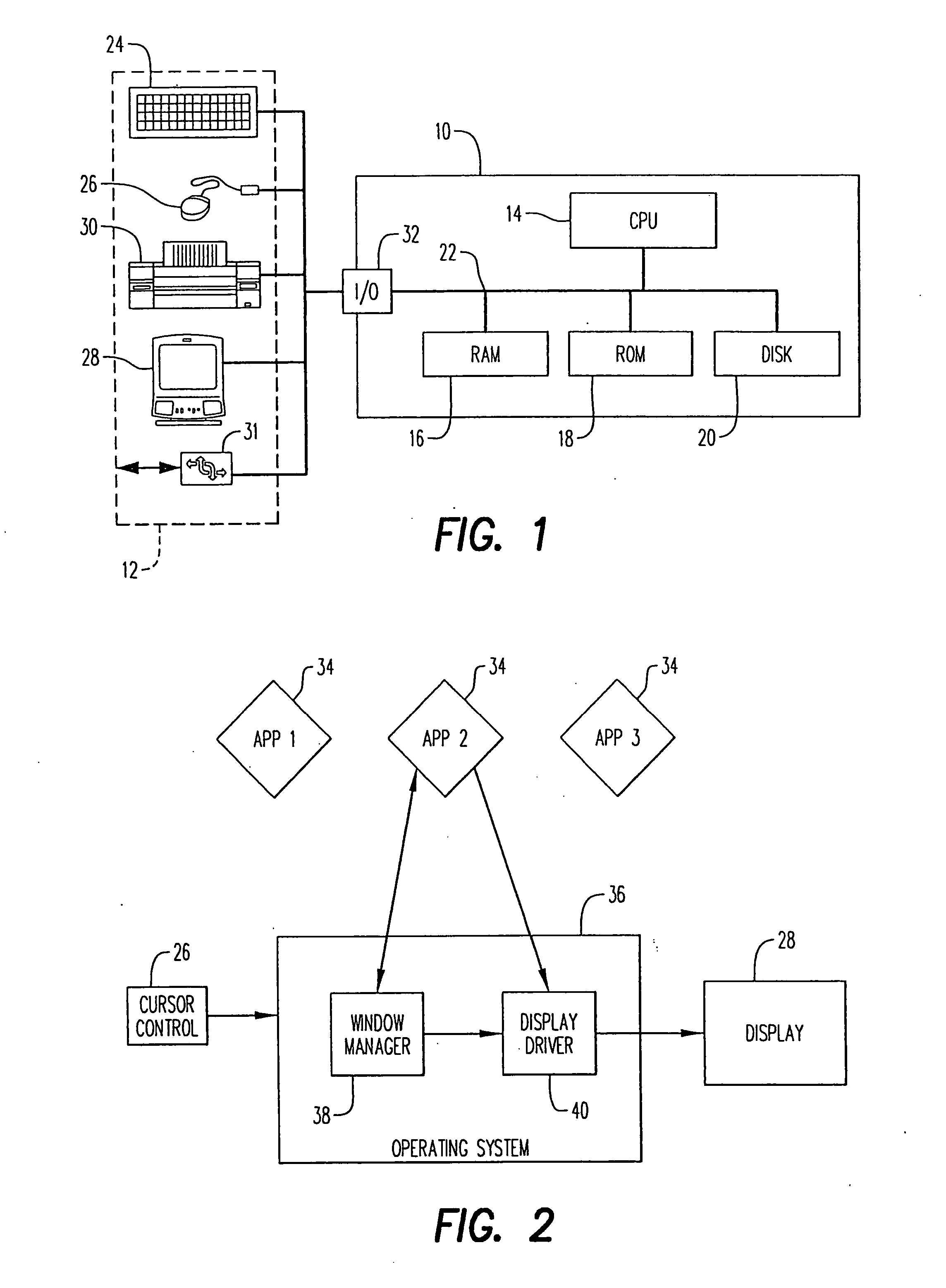 Computer interface having a virtual single-layer mode for viewing overlapping objects