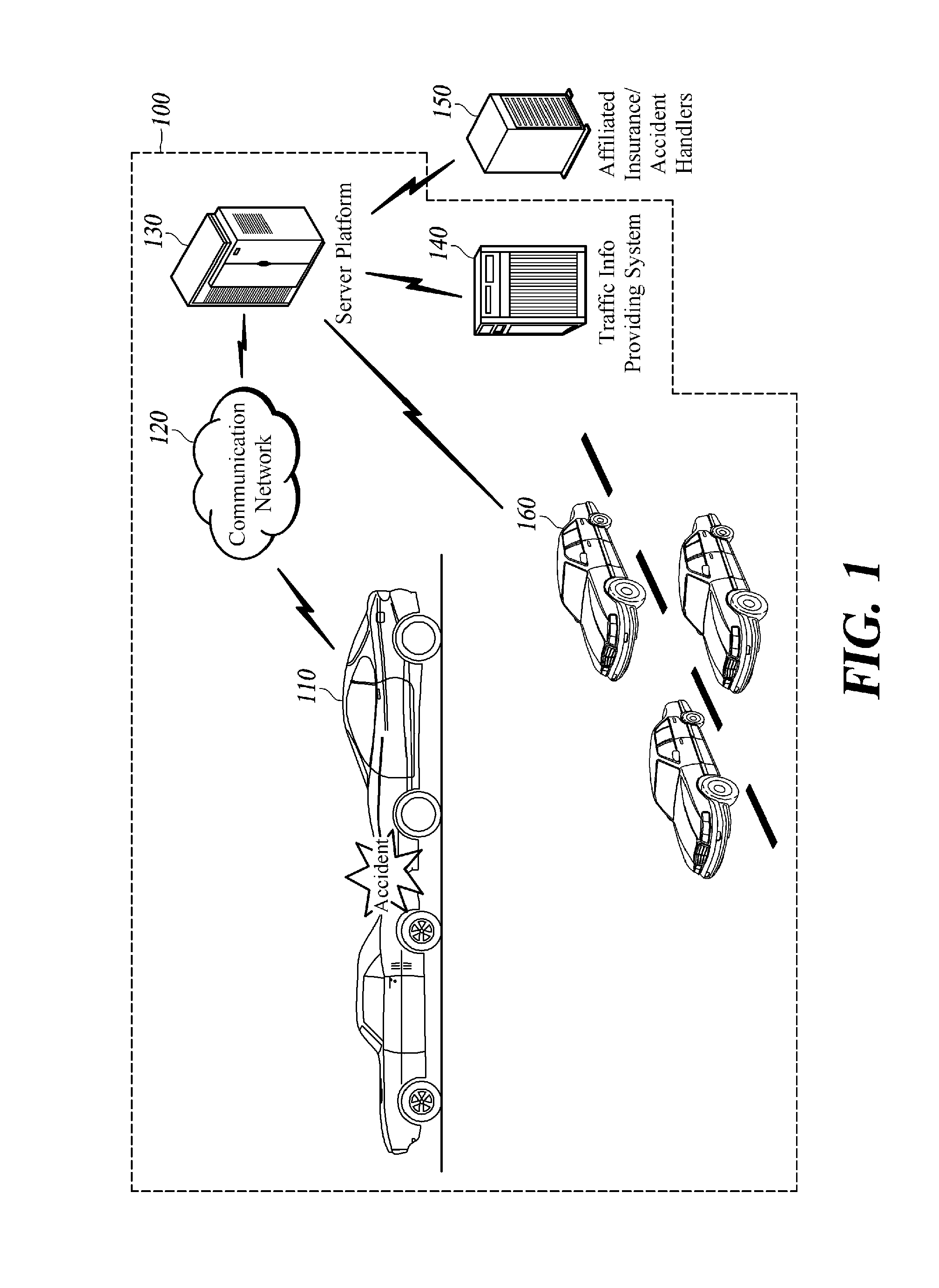 Accident alert system for preventing secondary collision