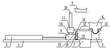 Intelligent stamping mechanism capable of achieving automatic feeding and discharging