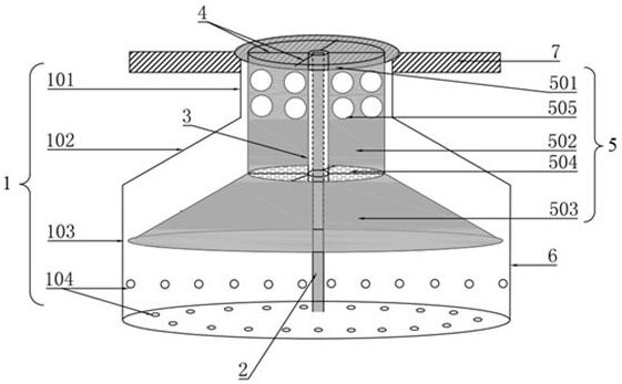 Canal bottom lifting type drainage device for preventing uplift pressure damage of open canal deep excavation section