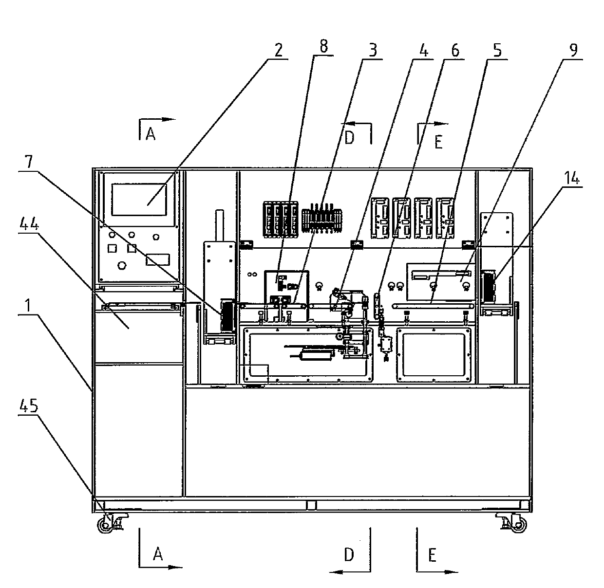 Two-sided scrubbing unit for wafers