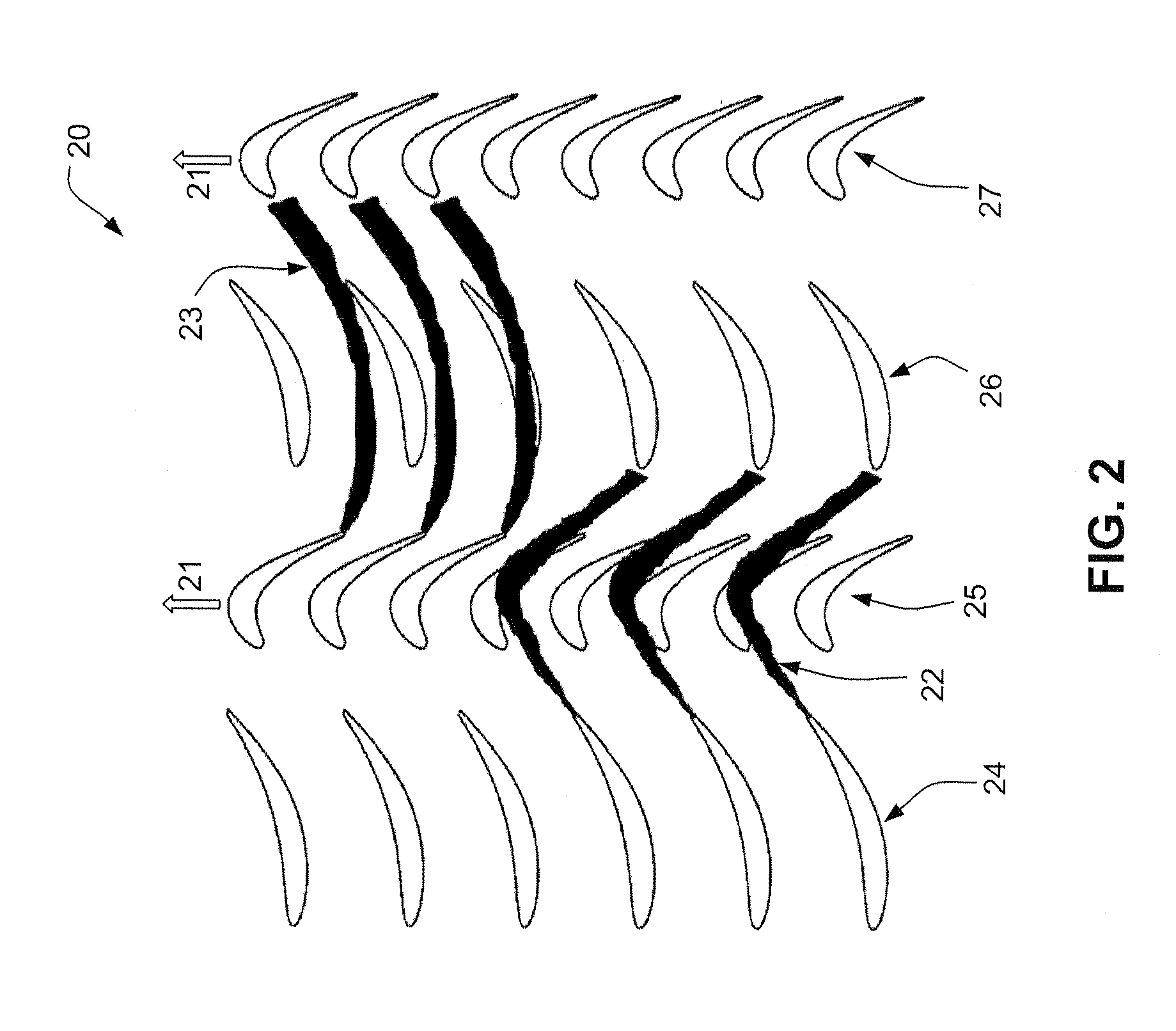 Method of clocking a turbine by reshaping the turbine's downstream airfoils