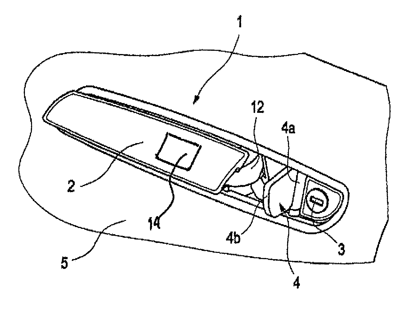 Door handle assembly for a vehicle