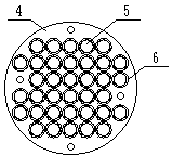 Shell-and-tube heat exchanger with rotary jet-flow baffle plates
