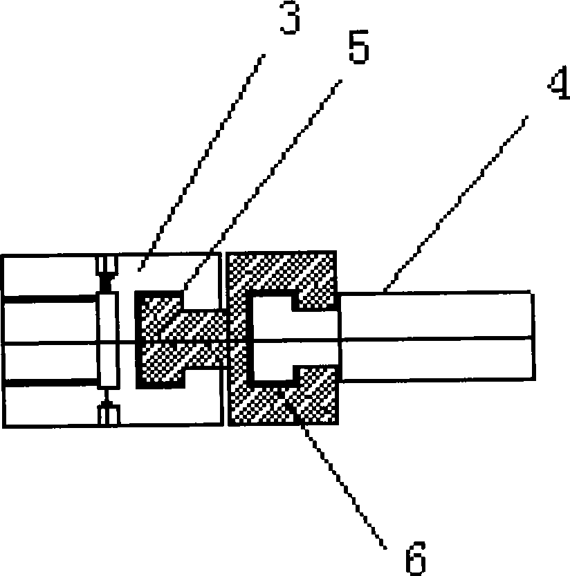 Ladle hydraulic slide runner glidingly stroke converting method