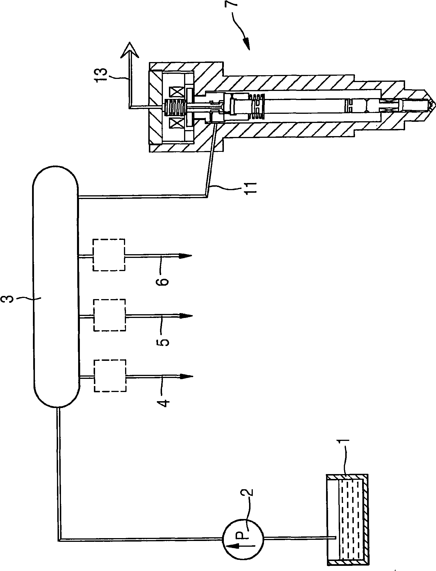 Injector for a fuel injection system
