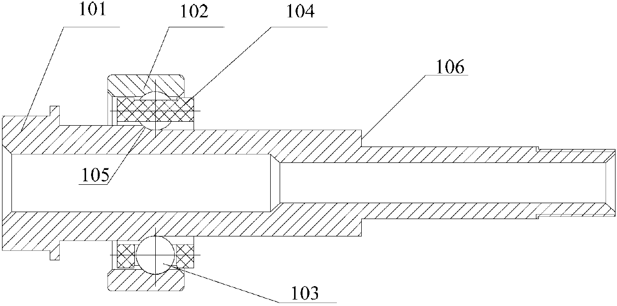 Single shaft coupling bearing unit motor and flexible gyroscope formed by same