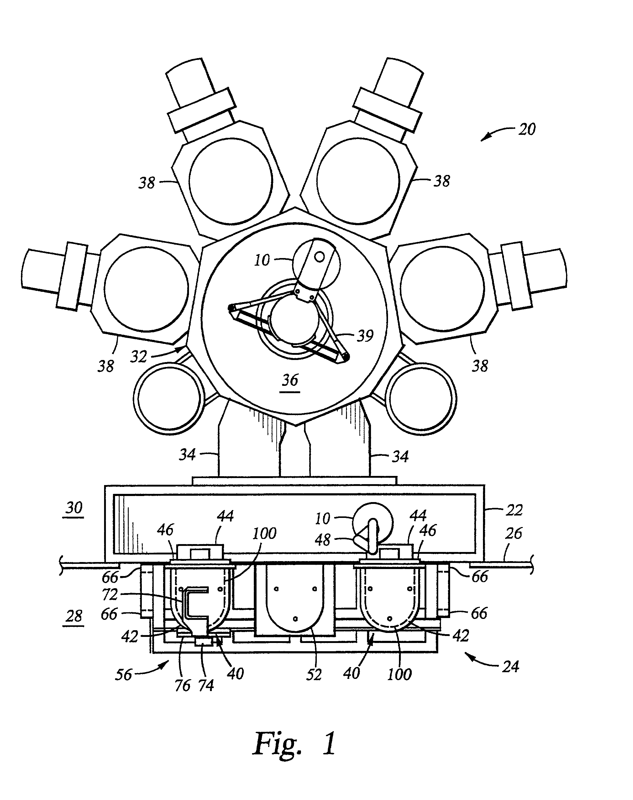 Apparatus for storing and moving a cassette