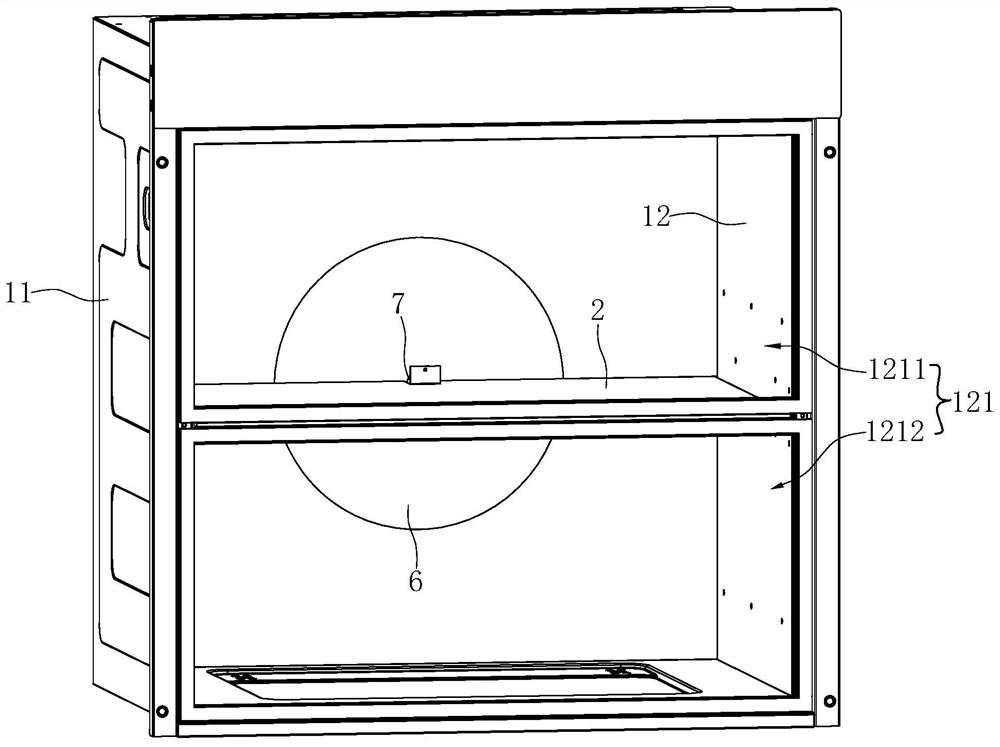 Layered disinfection cabinet