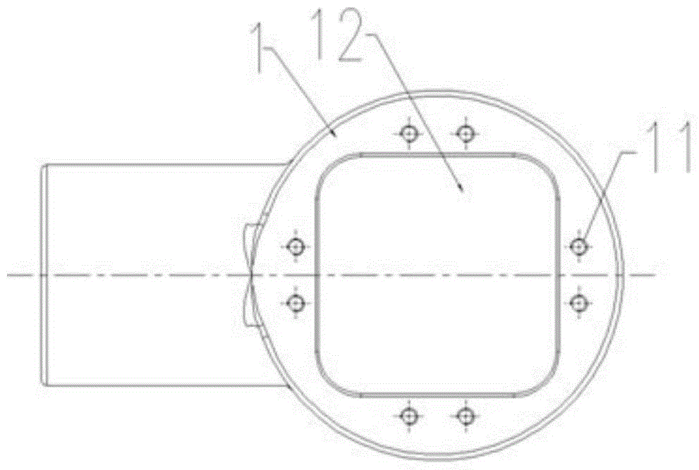 Soft connection device and solid-sealed pole using the device