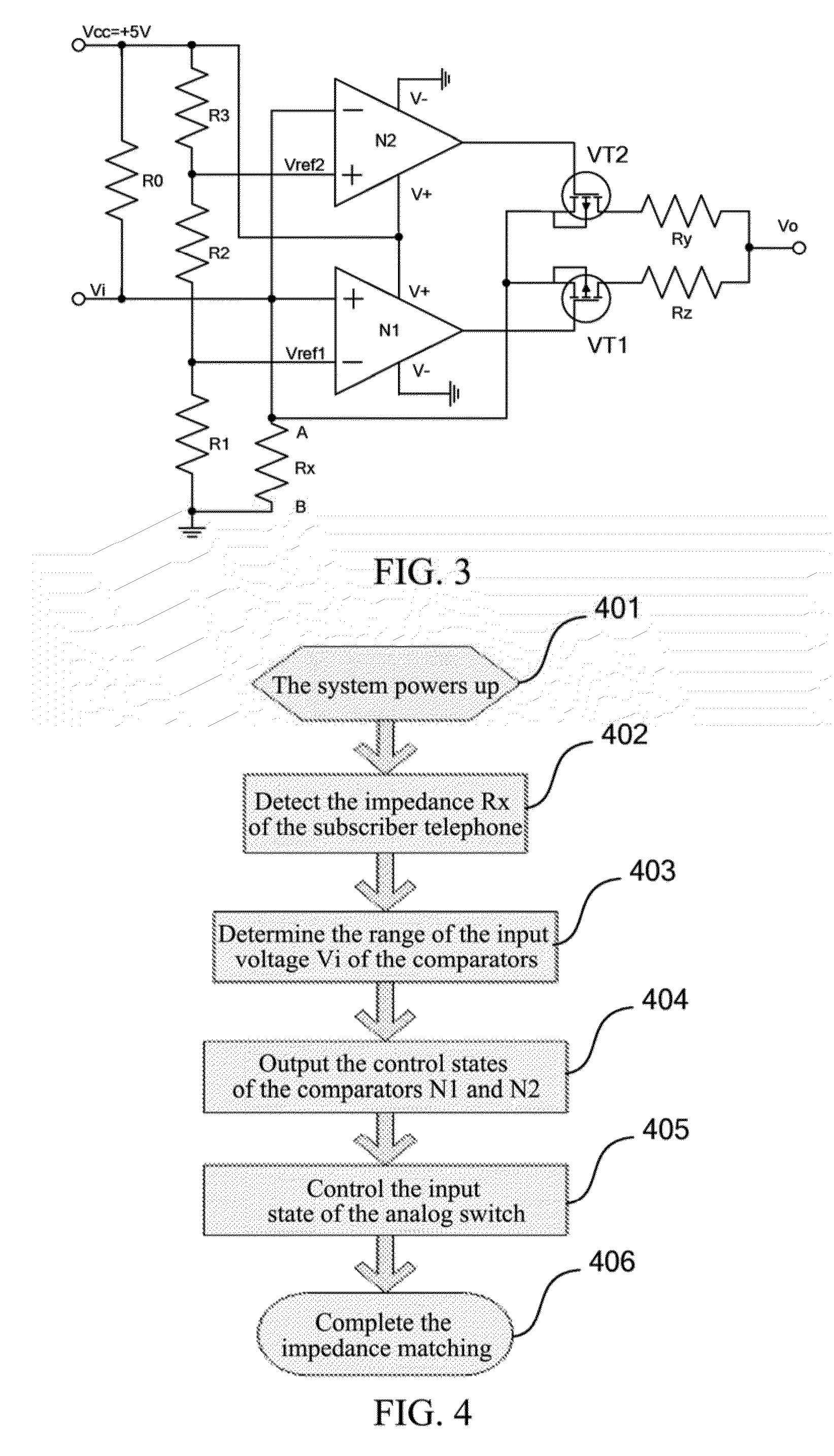 Method and Circuitry for Matching Impedance