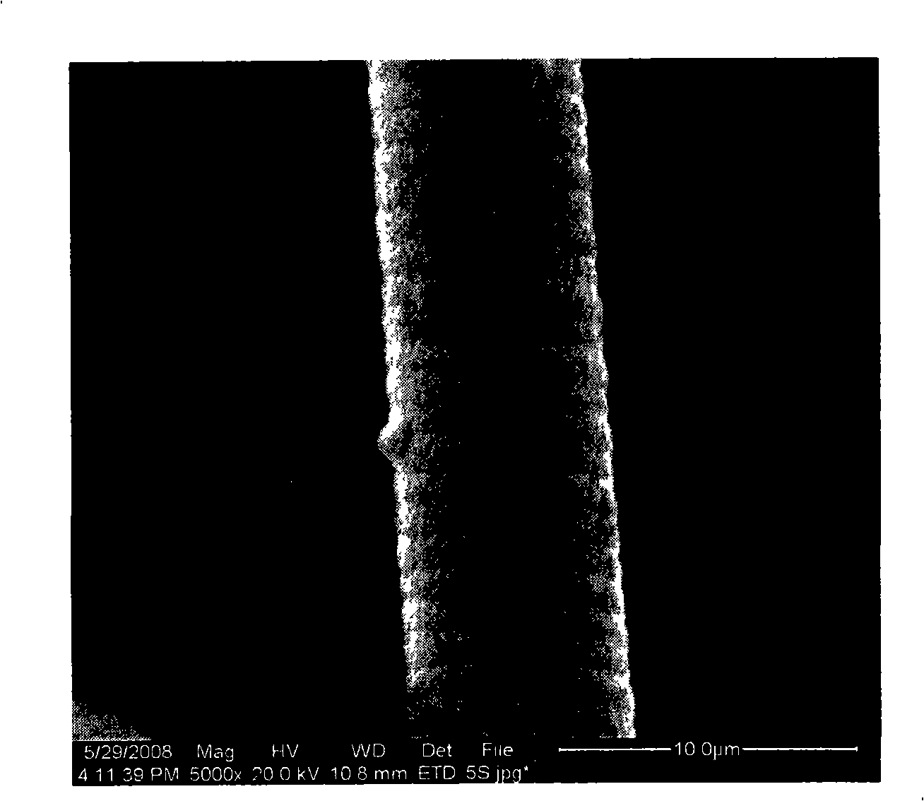 Method of manufacturing fine helical nickel-carbon alloy material
