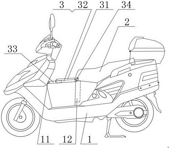 Two-wheeled pedal type electric bicycle with insert connection child seat