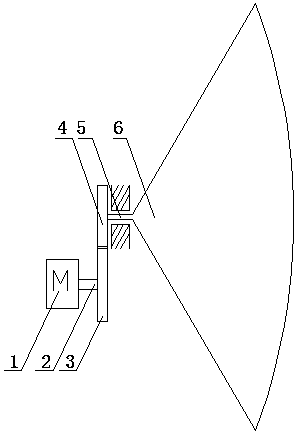 Automatic cleaning device for surface of disc type solar condenser