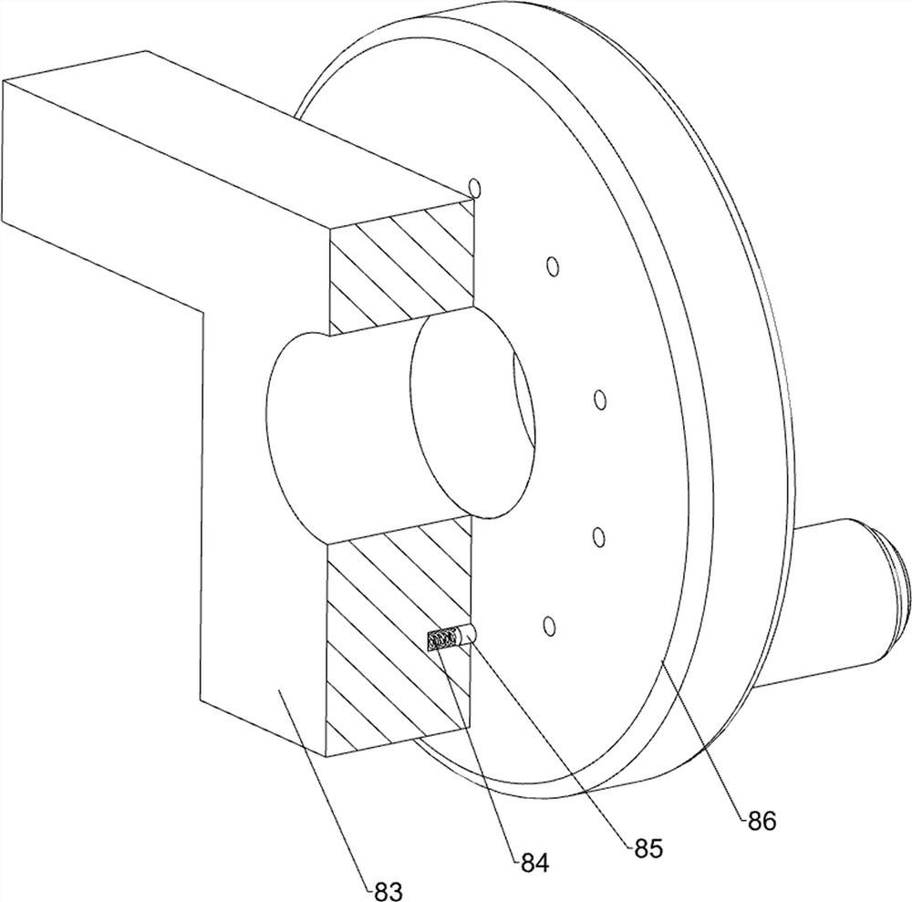 An all-round painting machine for ring parts of new energy vehicles