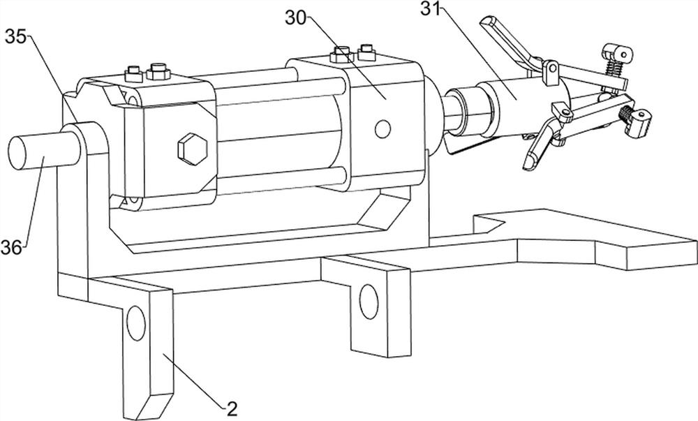 An all-round painting machine for ring parts of new energy vehicles