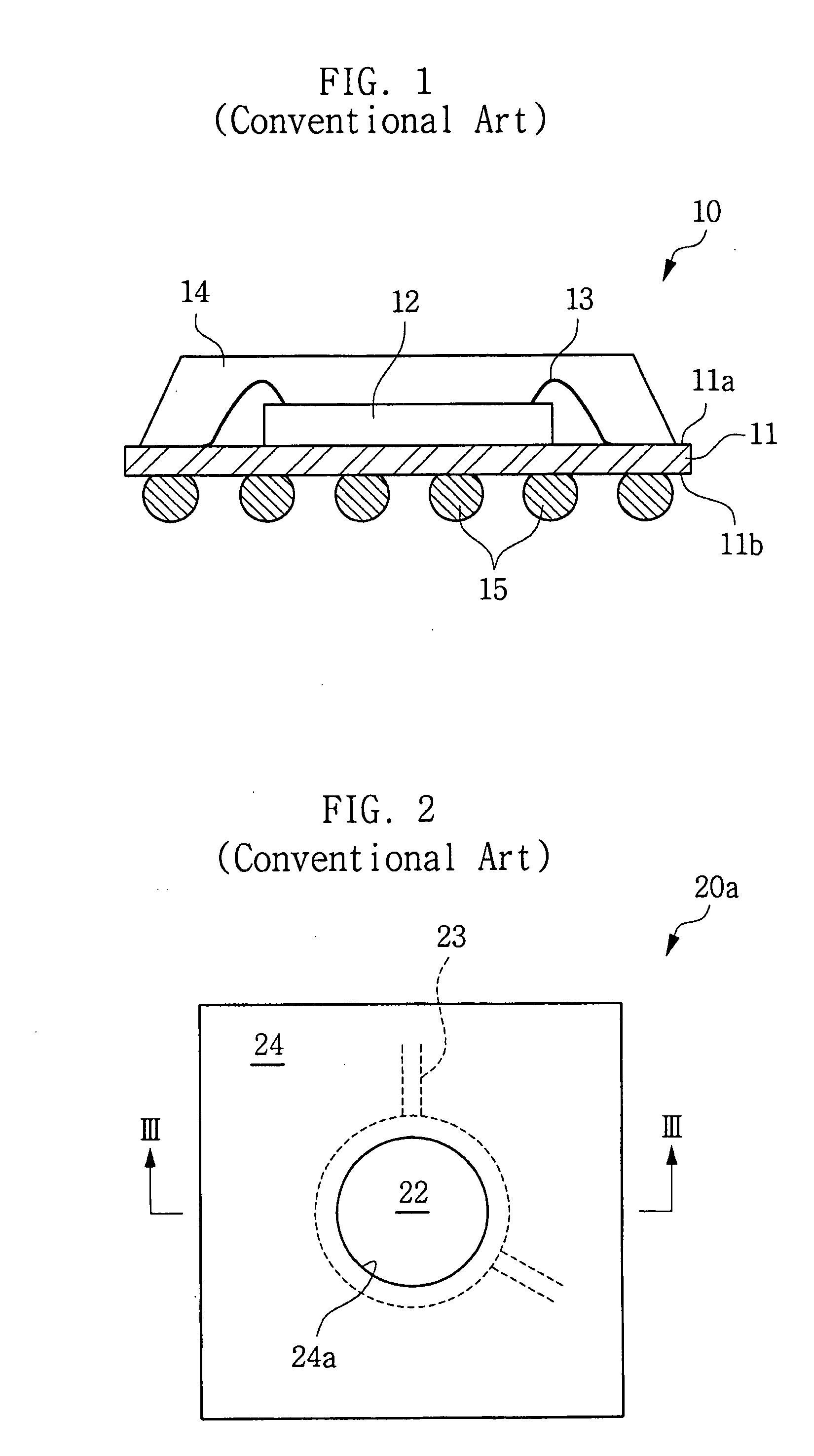 Bump land structure of circuit substrate for semiconductor package