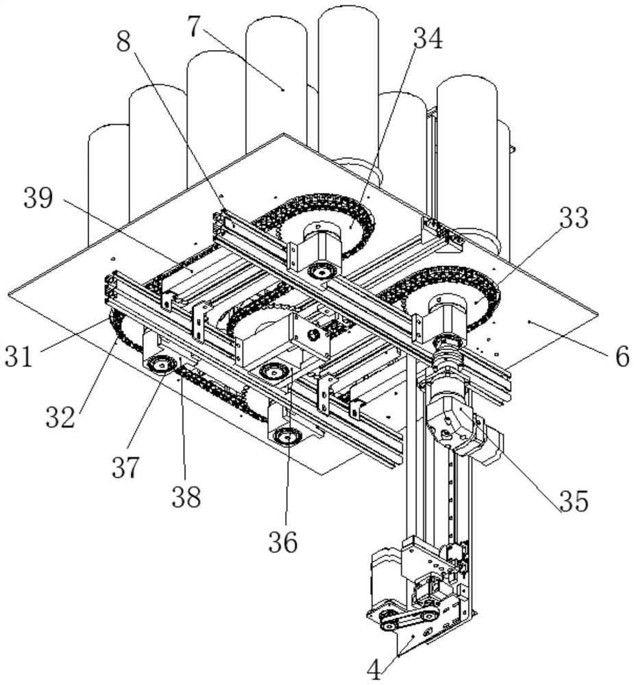 Circulating feeding module, automatic feeding machine and automatic cooking equipment