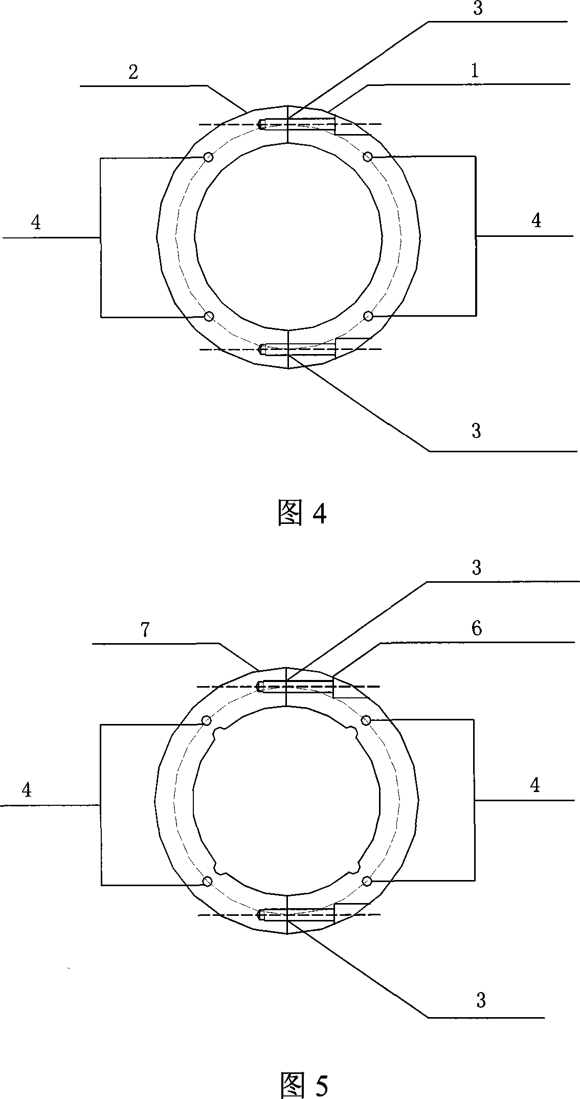 Original hollow cylinder sample top cover positioner