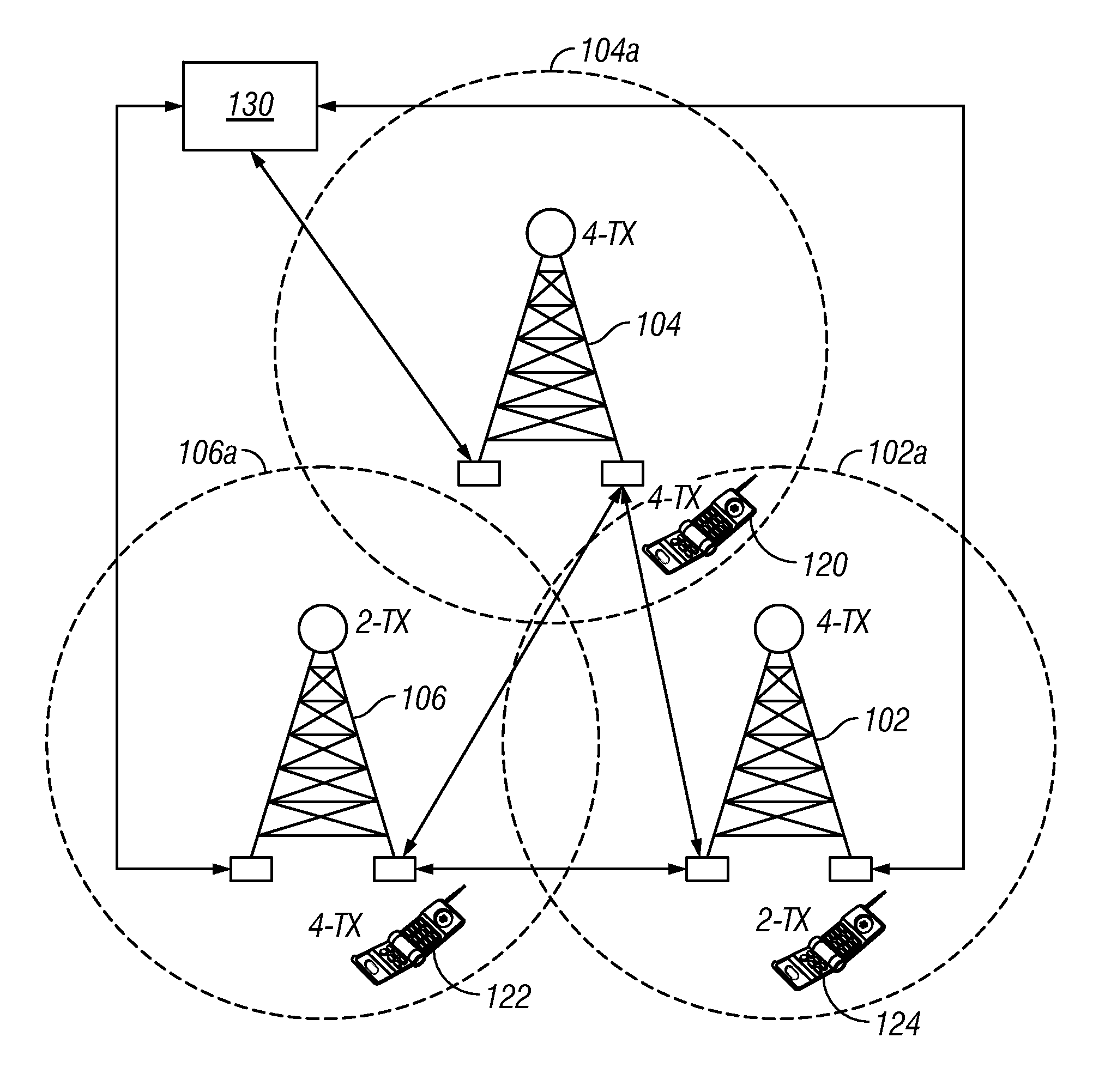 Method and system for optimized reference signal downlink transmission in a wireless communication system