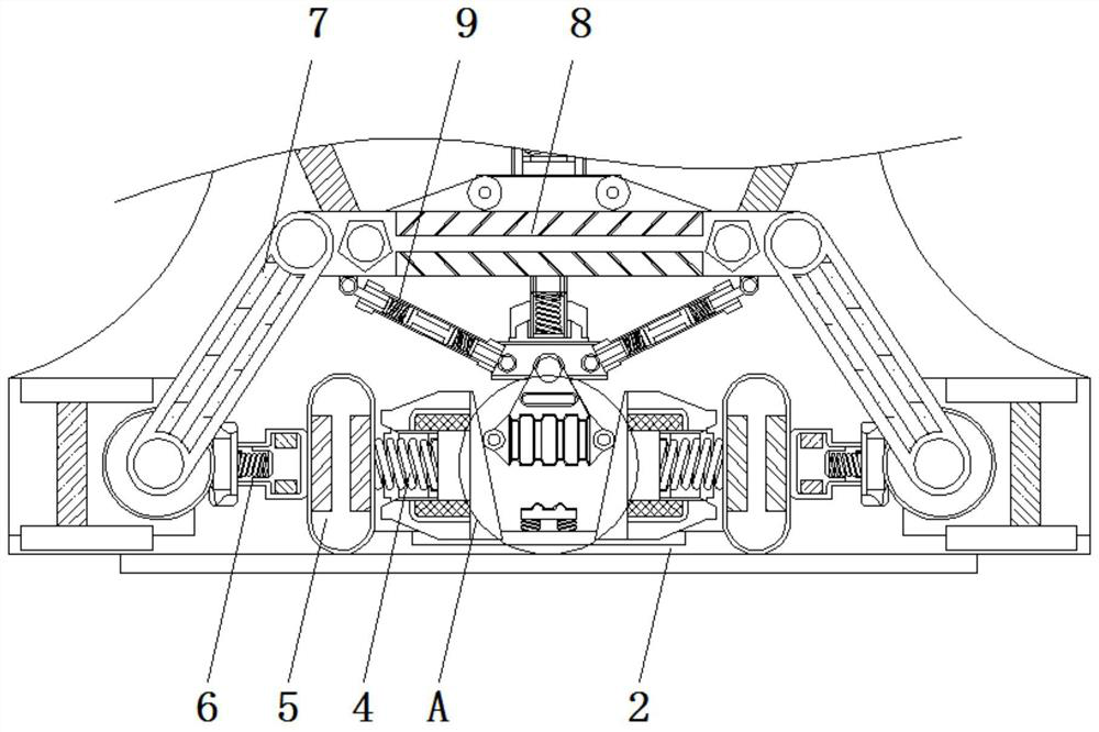 Liquid pesticide anti-overflow type spraying equipment applied to agricultural pesticide spraying