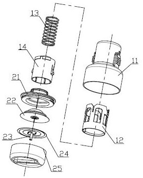 Split type application subcutaneous soft needle and puncture method