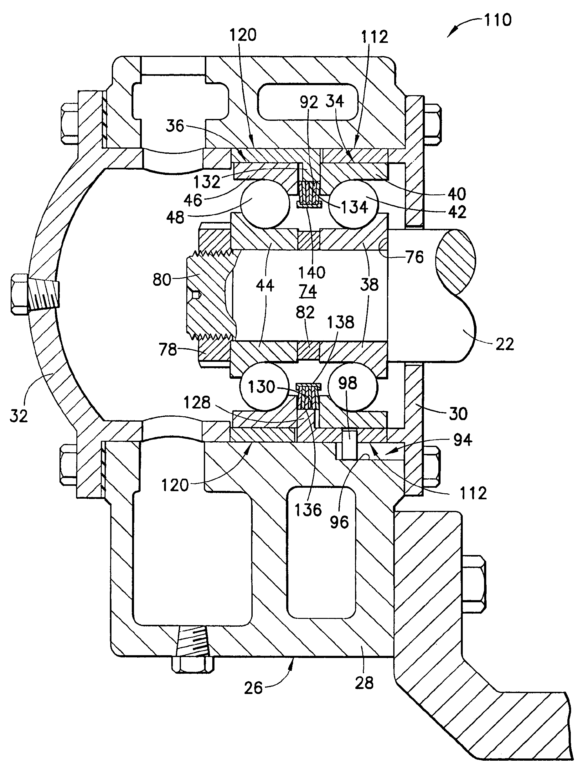 Bearing preload cage assembly