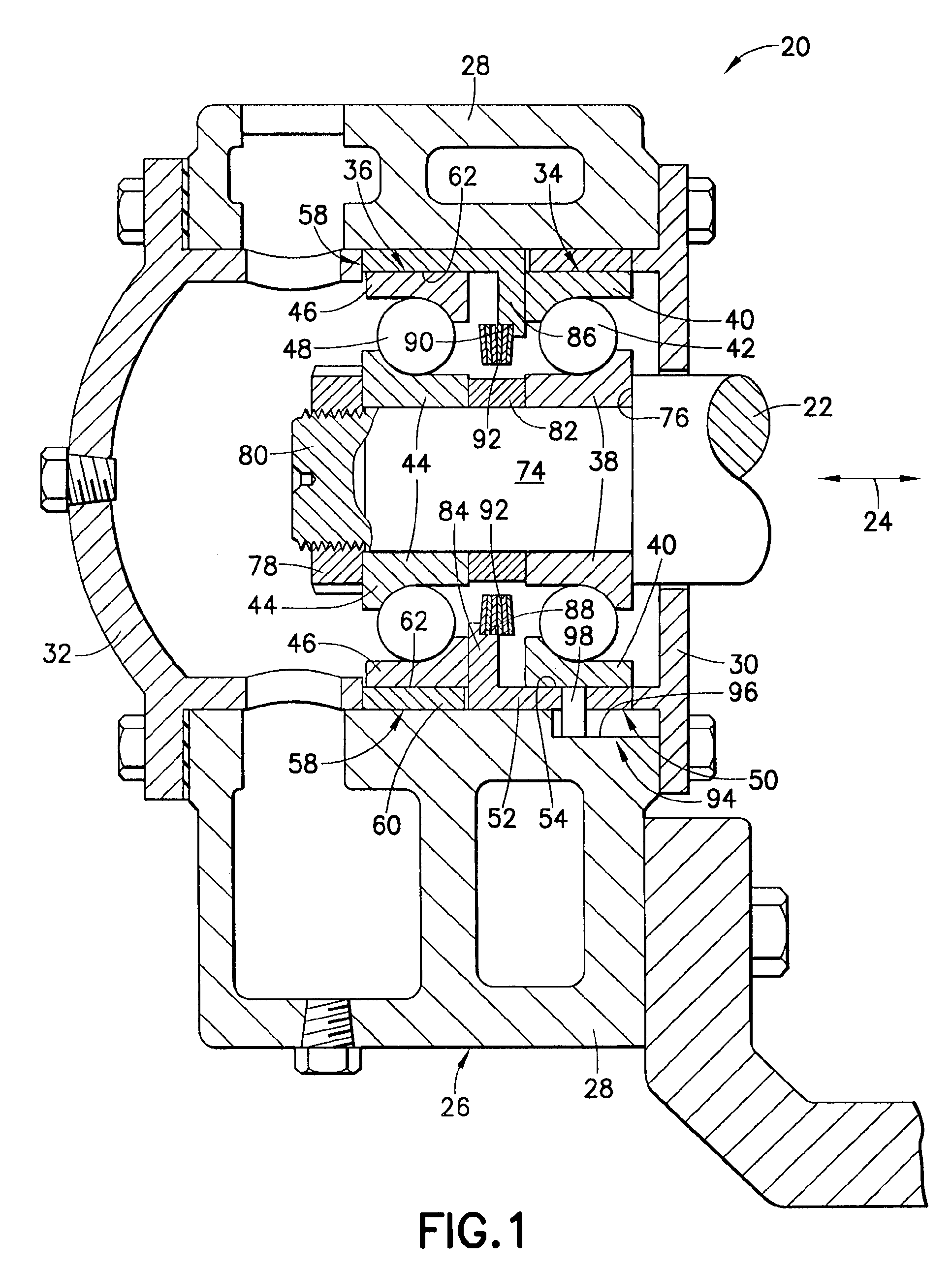 Bearing preload cage assembly