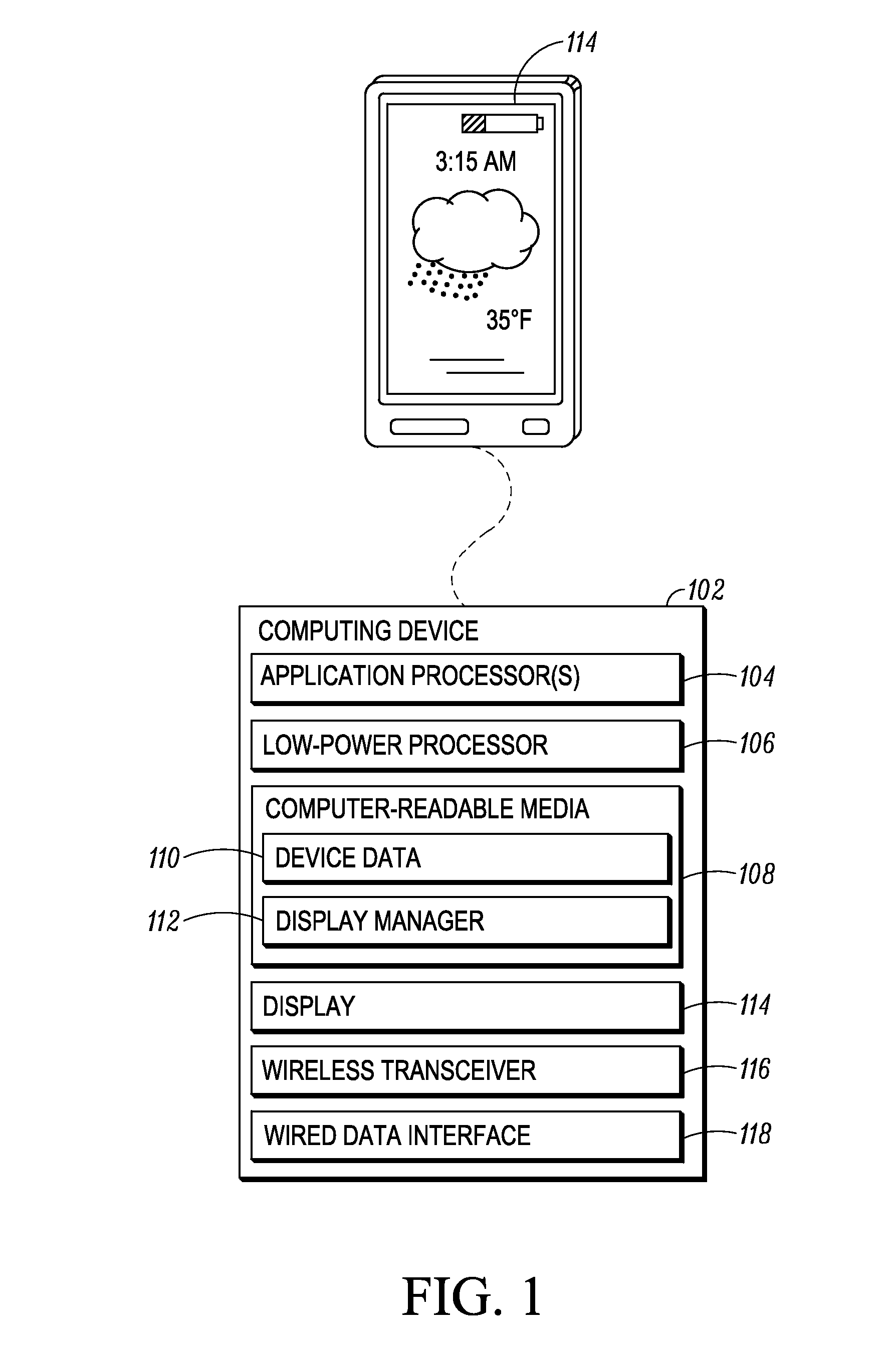 Method and apparatus for displaying potentially private information