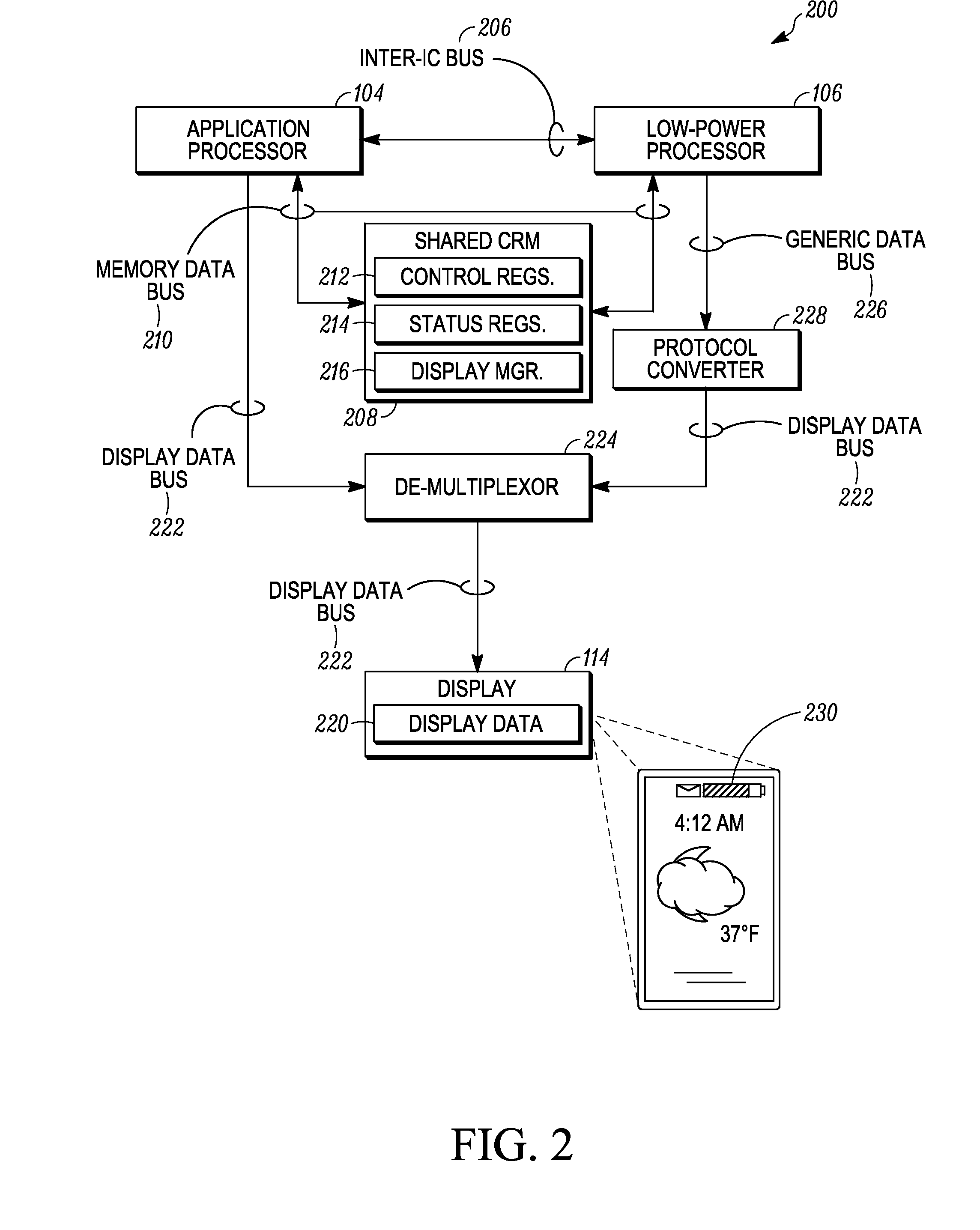 Method and apparatus for displaying potentially private information