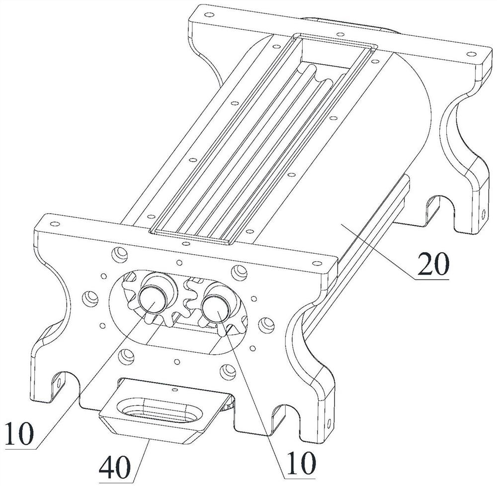 Slurry discharging mechanism for food processing and slurry injection machine thereof