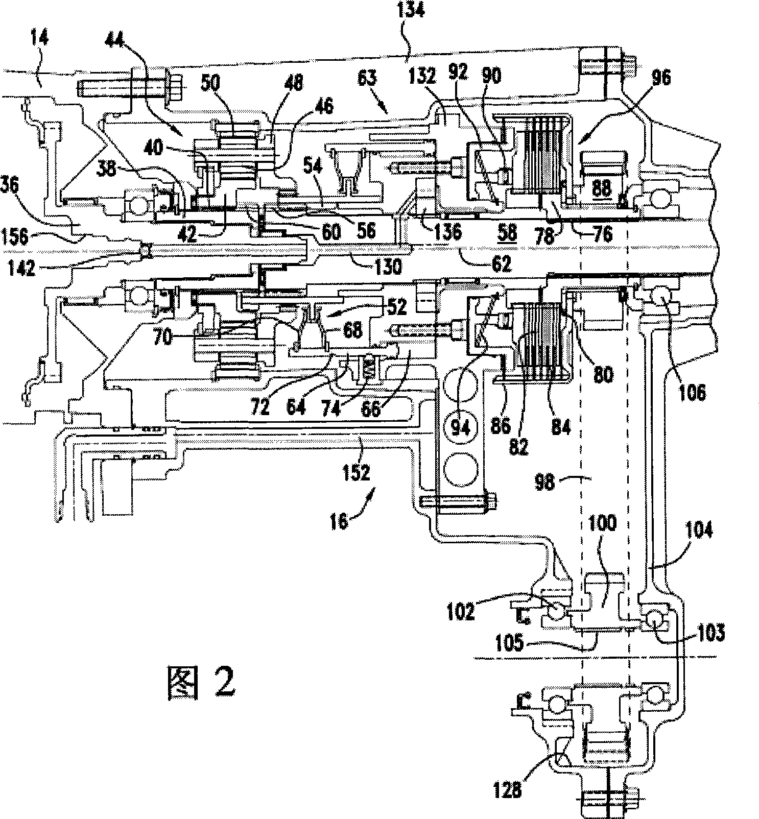 Transfer case for a motor vehicle powertrain