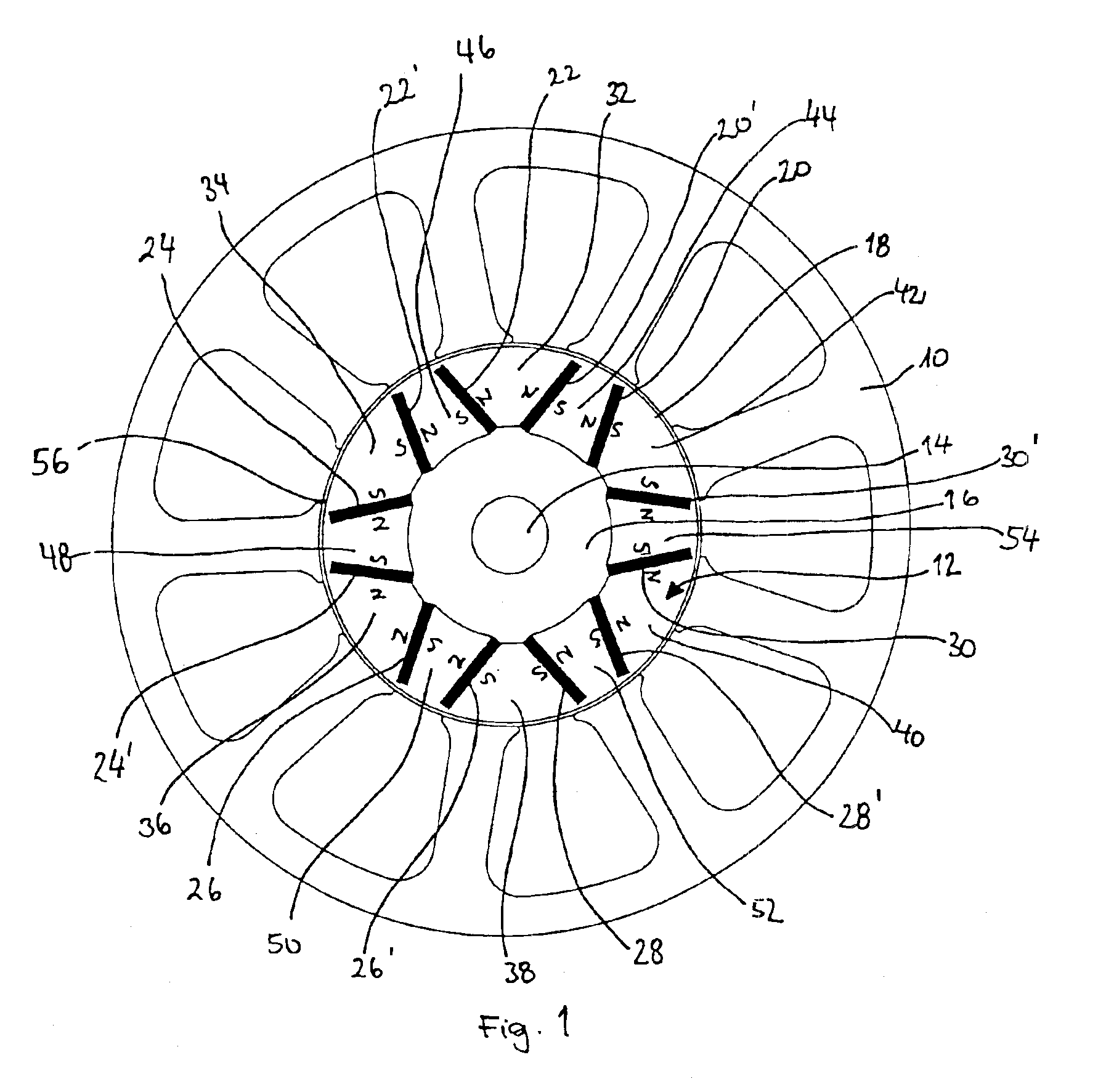 Rotor assembly for an electrical machine and permanent magnet motor comprising such a rotor assembly
