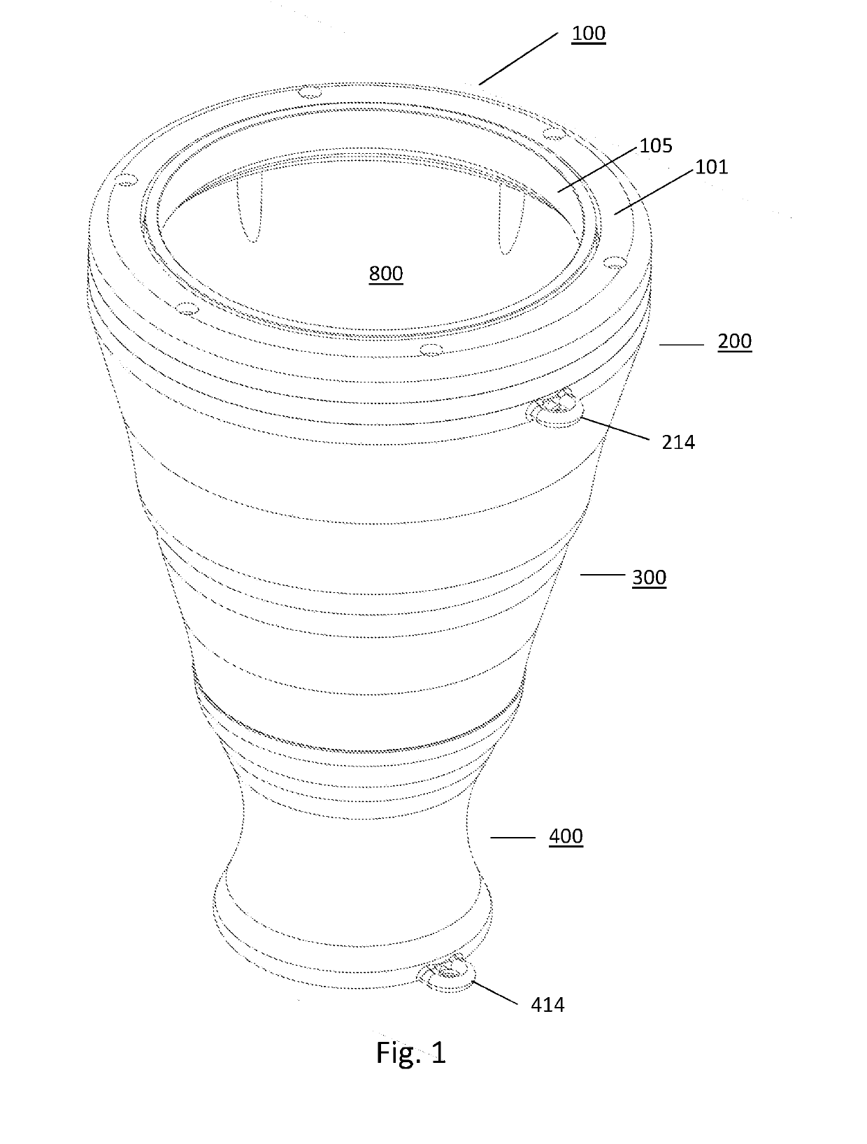 Collapsible drum