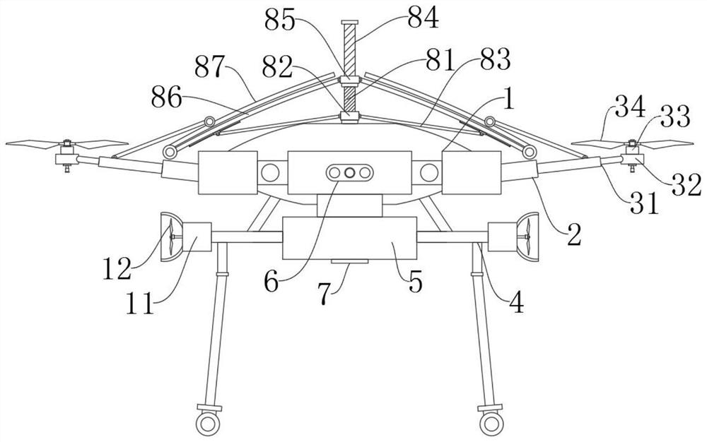 Unmanned aerial vehicle for underground cruise