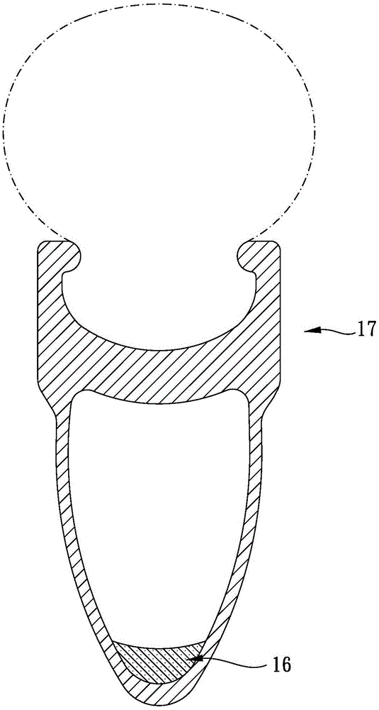 Wheel frame reinforcing structure production system