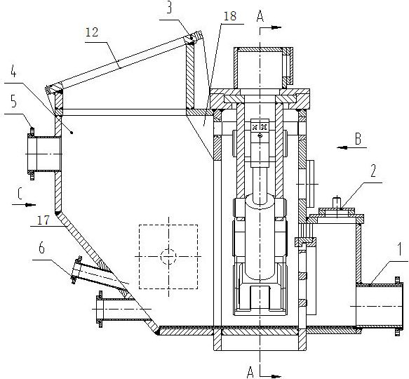 A kind of outside jaw crusher