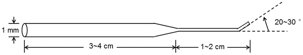 Producing method of micromanipulation holding needle