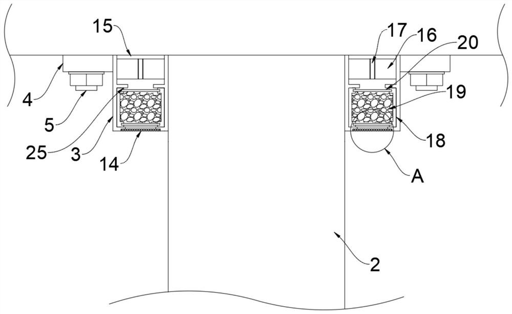 A fireproof sealing structure for civil air defense engineering