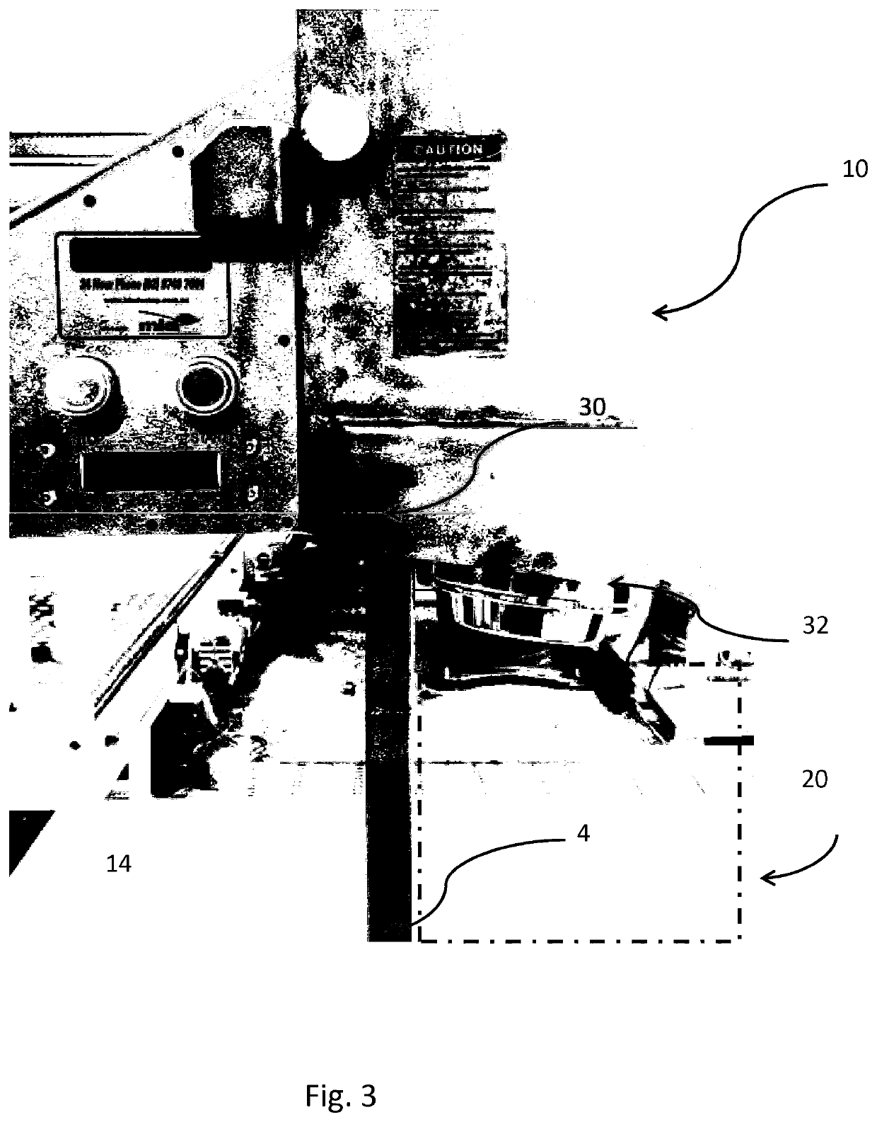 Operator protection system for electric saw