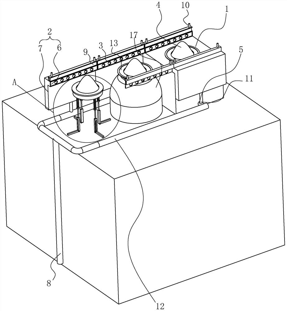 Rainwater storage system for high-rise building fire fighting