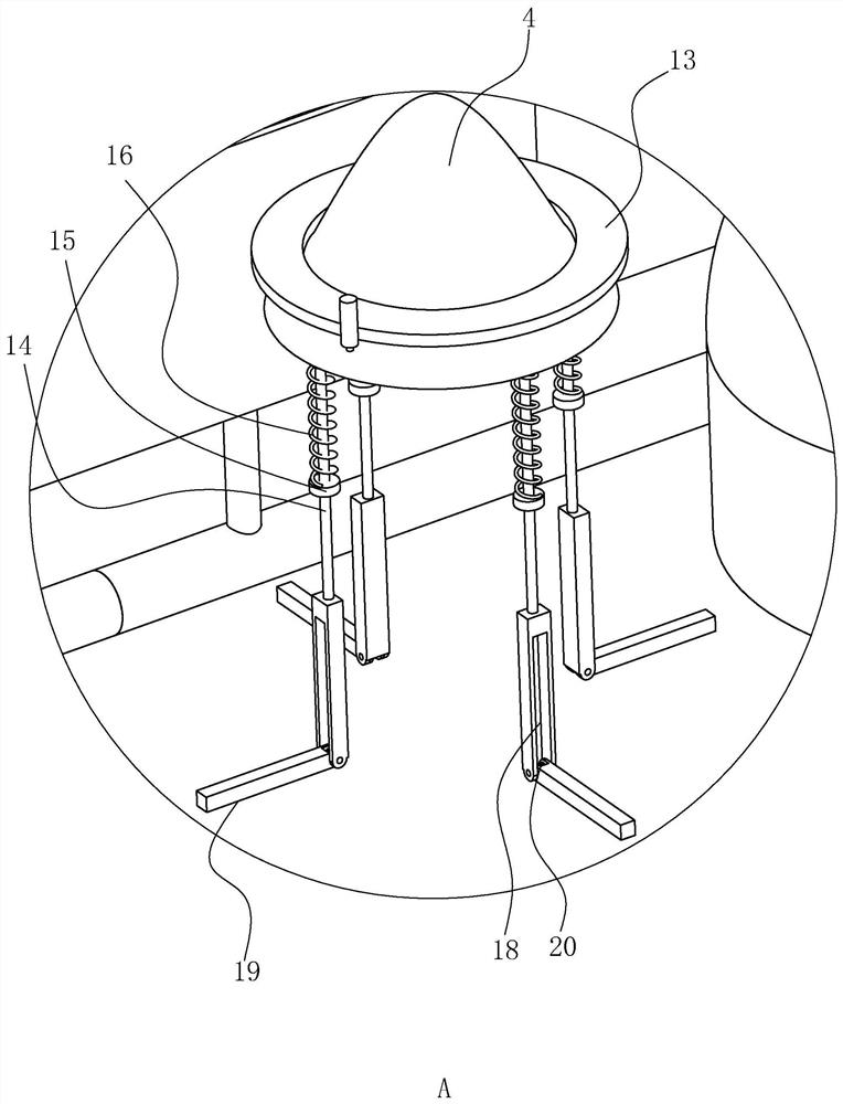 Rainwater storage system for high-rise building fire fighting