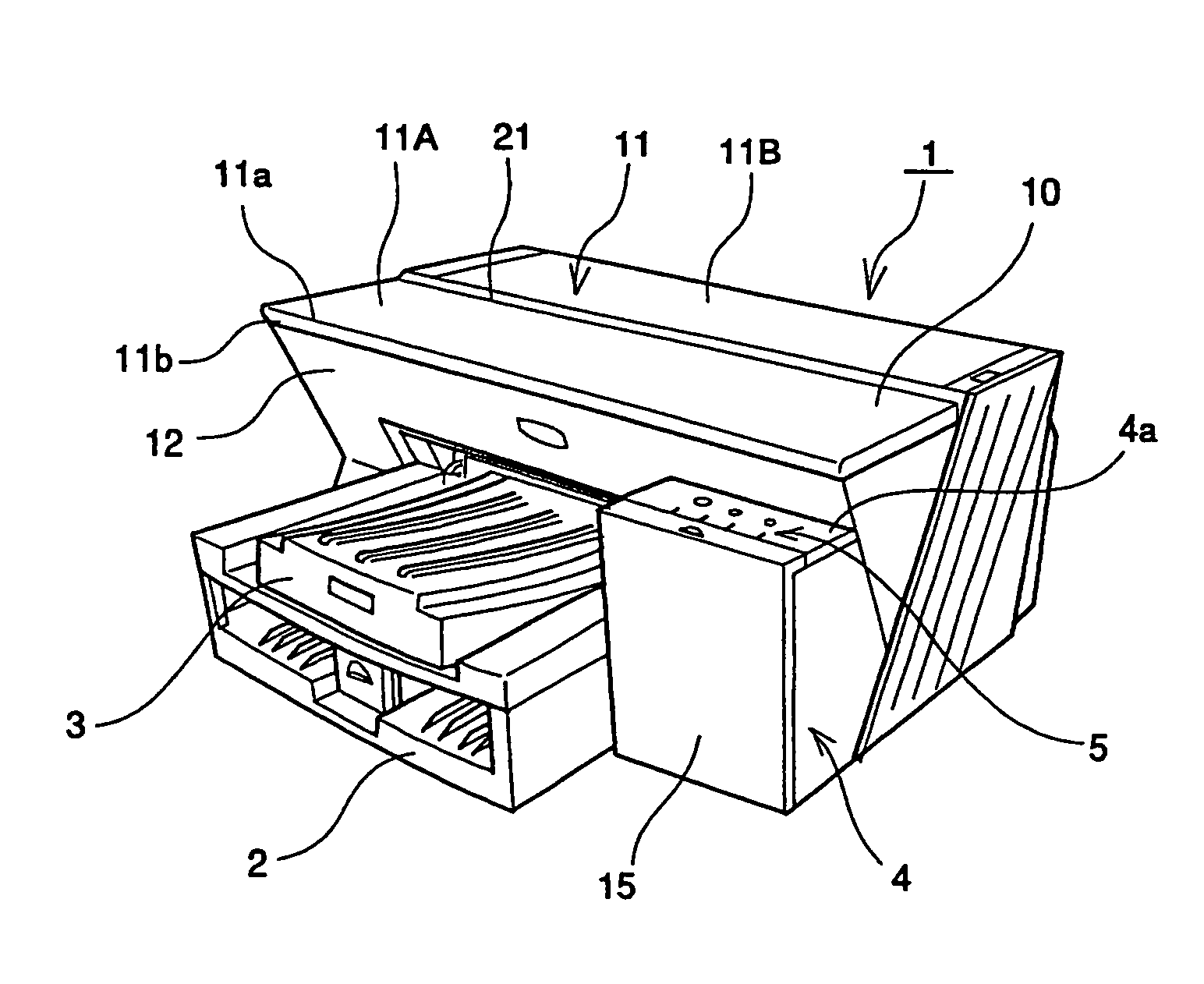 Compact front-operable image forming apparatus