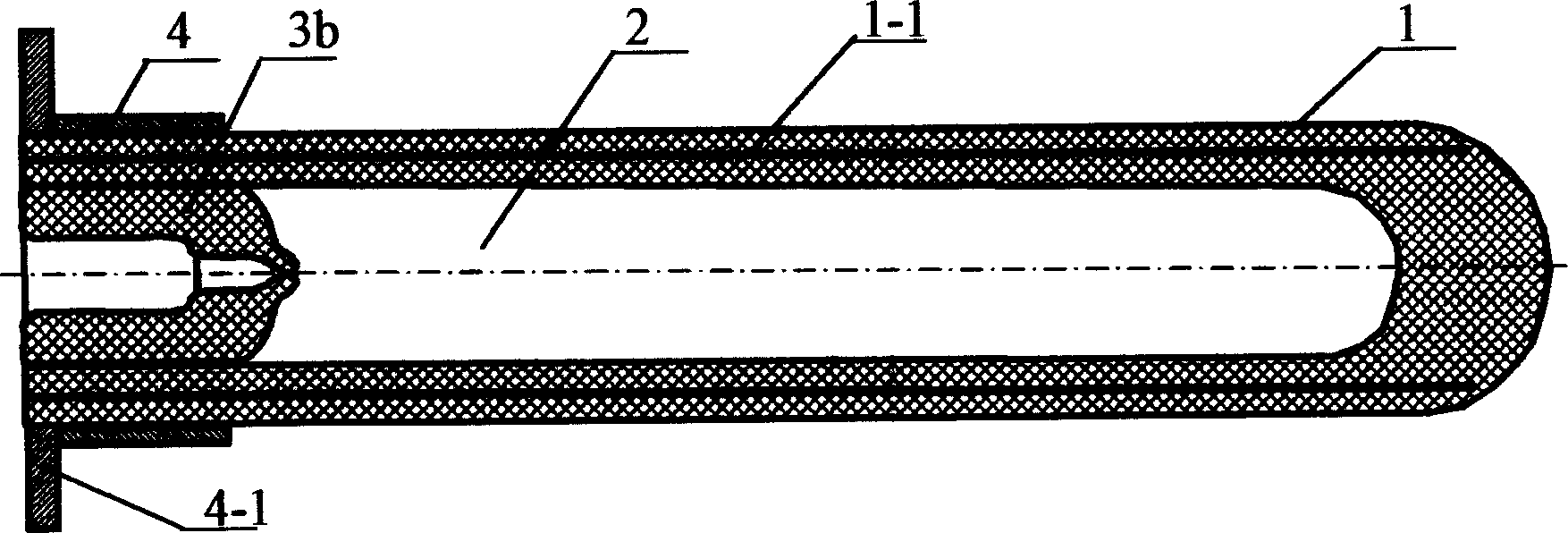 Flexible injection anchor rod