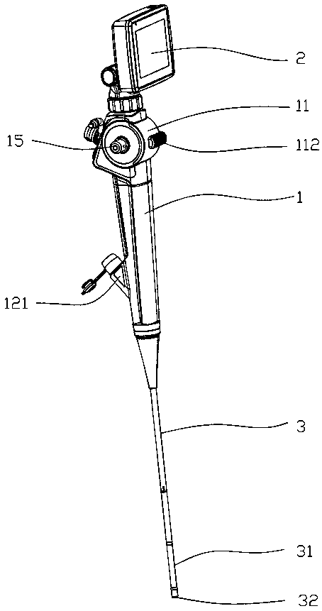 Portable electronic visual nasopharyngolaryngoscope