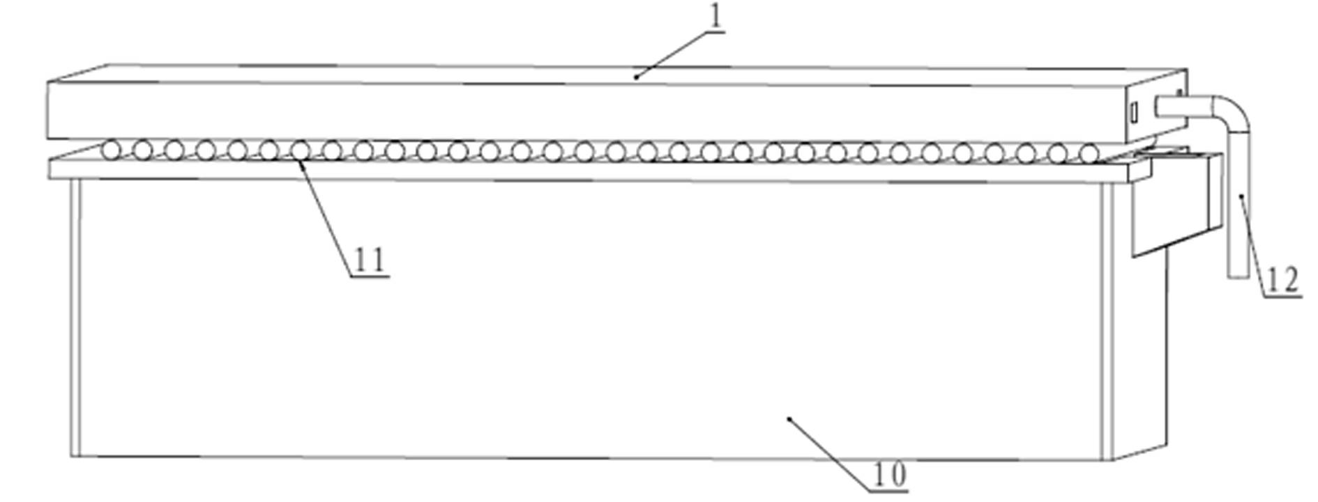 Electrolytic tank cover for preventing and controlling acid mist