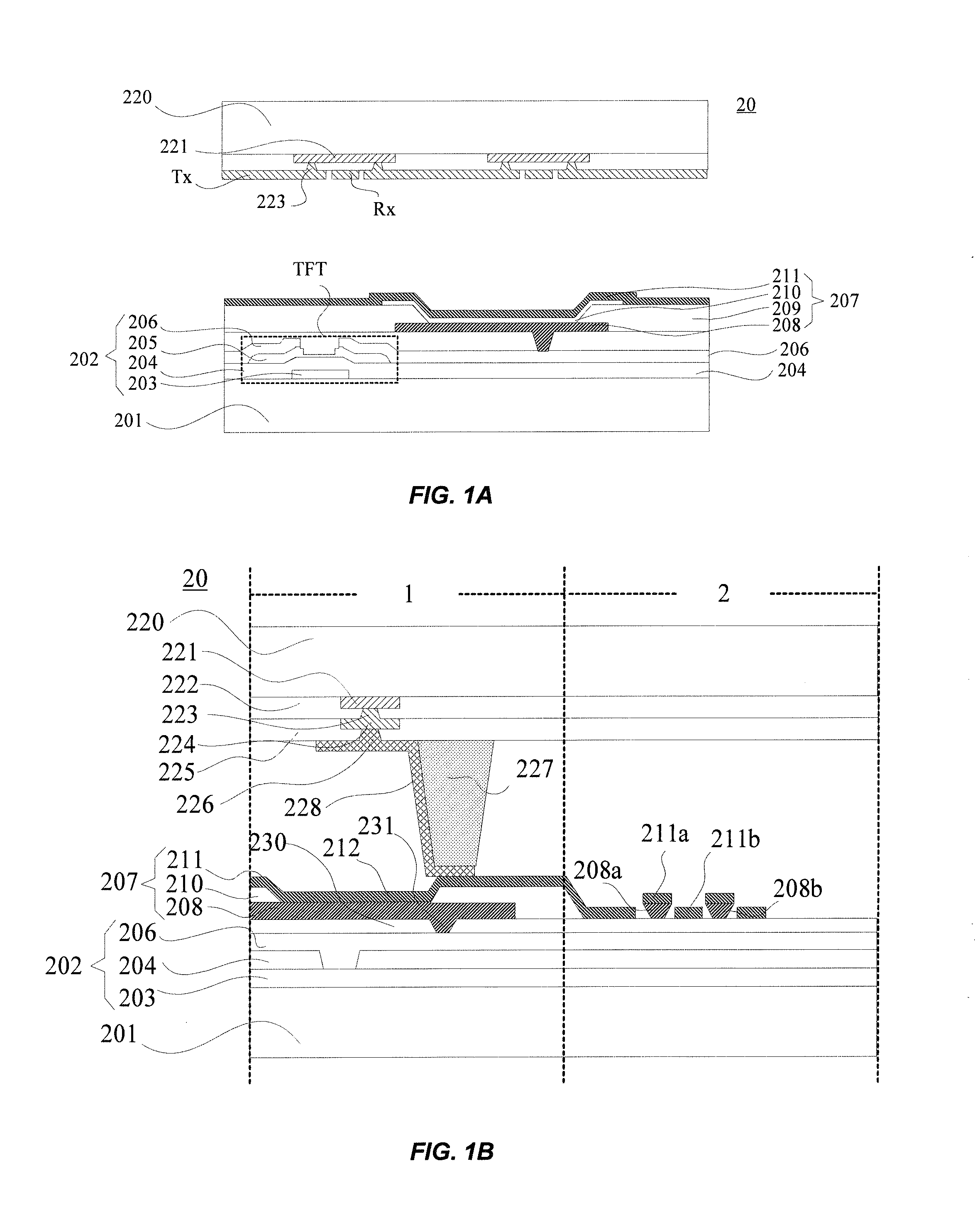 Touch display device and method for manufacturing the same