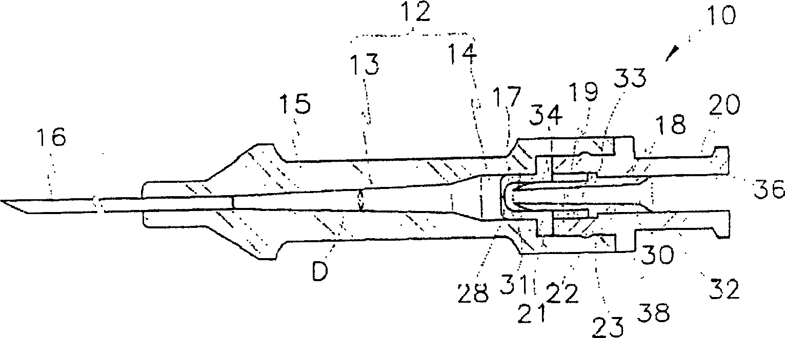 Apparatus for inserting guide wire for use in a catheter