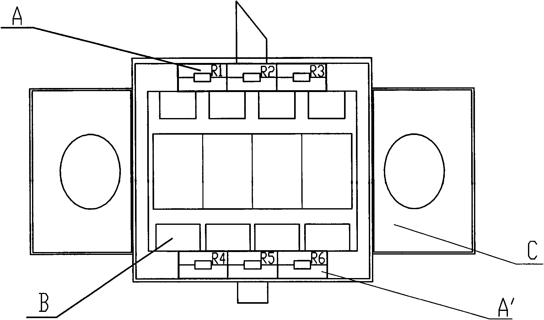 Method of producing large gate width silicon carbide metal semiconductor filed-effect transistor (SiC MESFET) with intercellular balance resistors